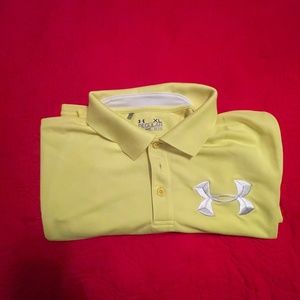 UNDER ARMOUR POLO SHIRT BRIFGT YELLOW